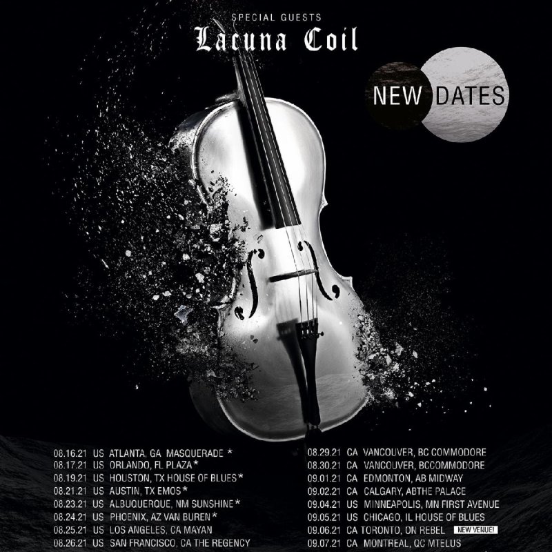 APOCALYPTICA Postpones Cell-0 World Tour North American Headlining Dates Until Fall 2021 Due To Ongoing COVID-19 Restrictions