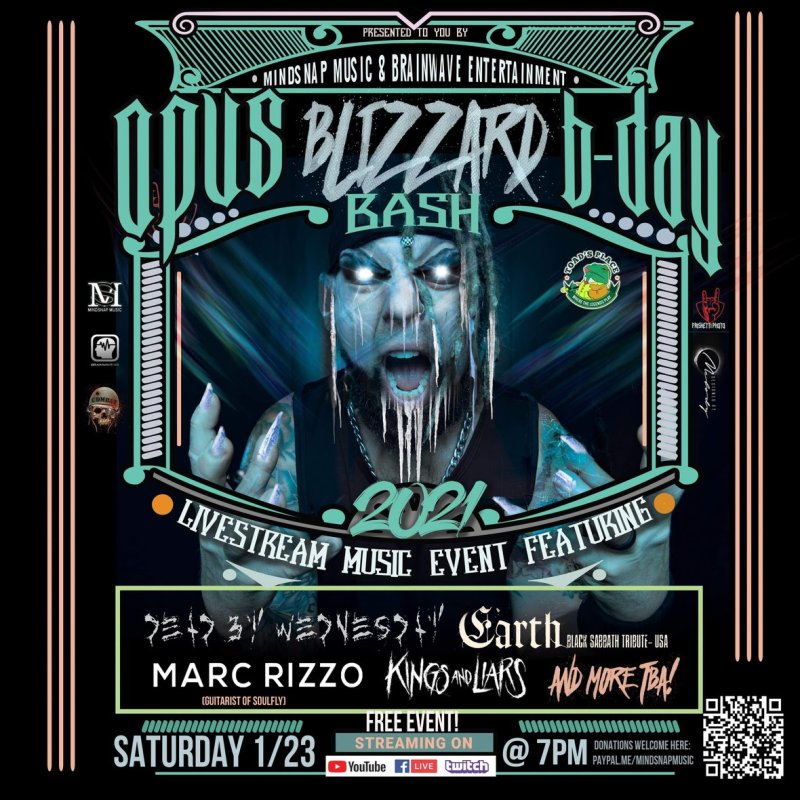 Mindsnap Music & Brainwave Ent. Presents... OPUS' BLIZZARD B-DAY BASH 2021!
