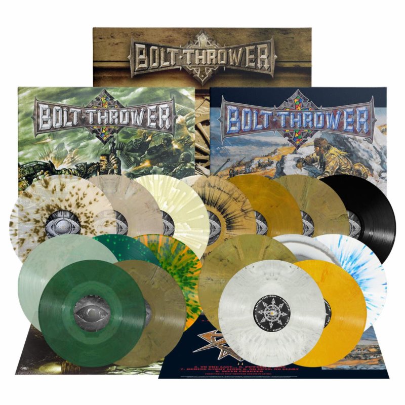 Bolt Thrower: 'Mercenary', 'Honour-Valour-Pride' and 'Those Once Loyal' LP re-issues now available via Metal Blade Records