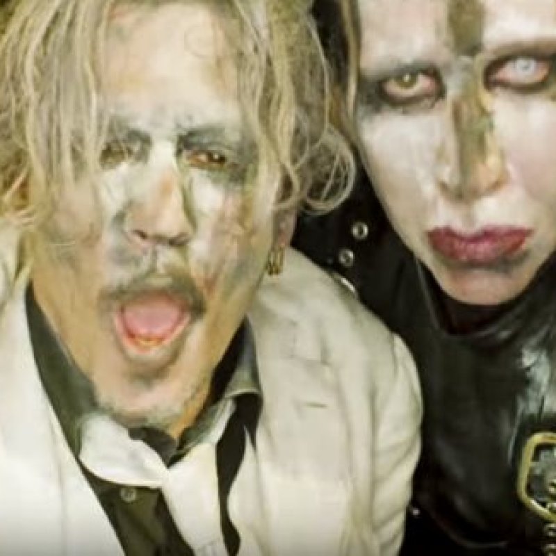 See MARILYN MANSON's NSFW 'SAY10' Video Featuring JOHNNY DEPP