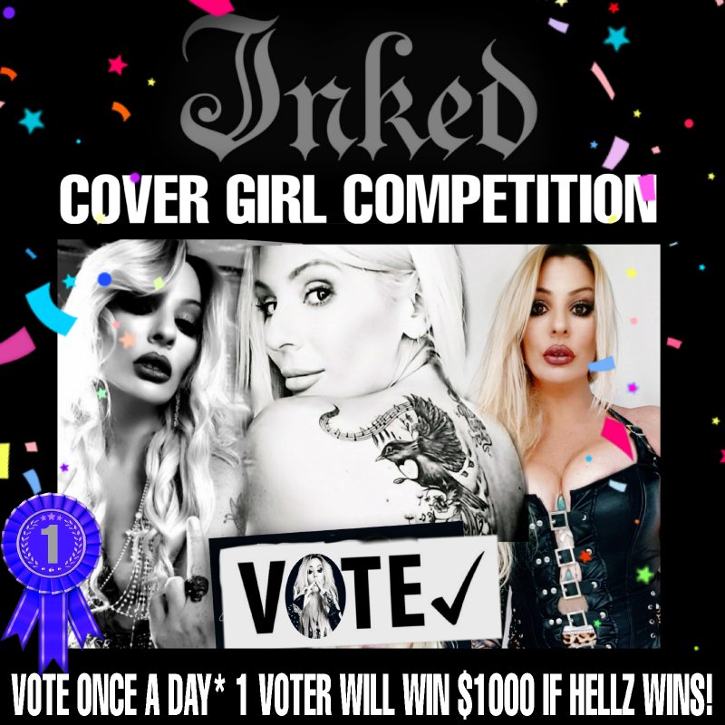 Lisa Perry from Hellz In The Inked Magazine Cover Girl Competition!