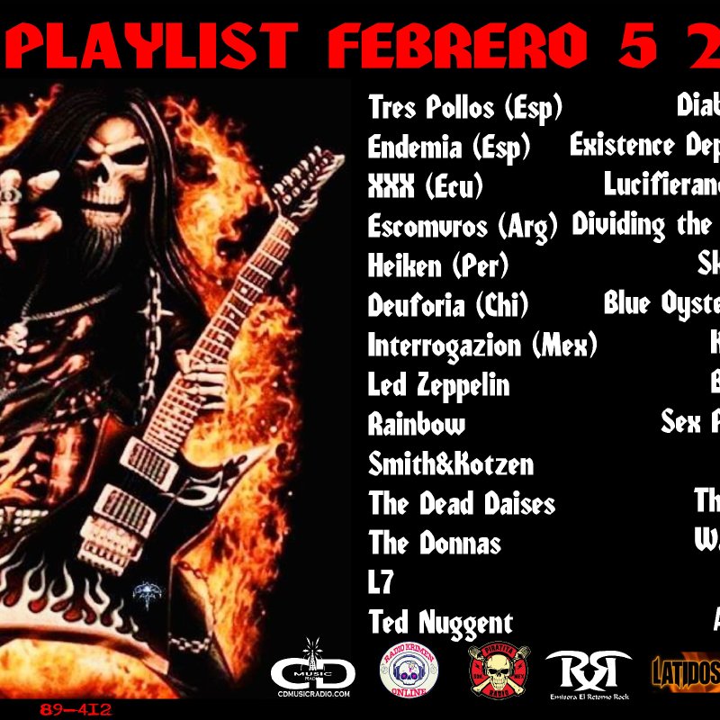 Luciferianometh, Existence Depraved, Dividing the Ocean, Diabology and Skyliner Streaming At Estación Rock!
