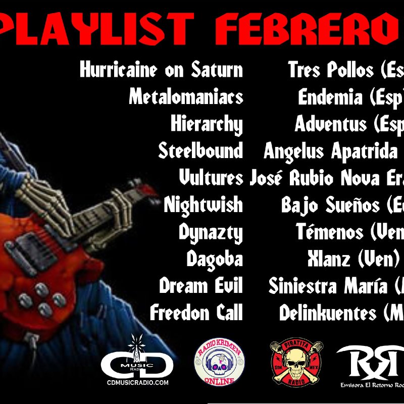 Hurricaine of Saturn, Metalomaniacs, Hierarchy - Streaming At Estación Rock play list!