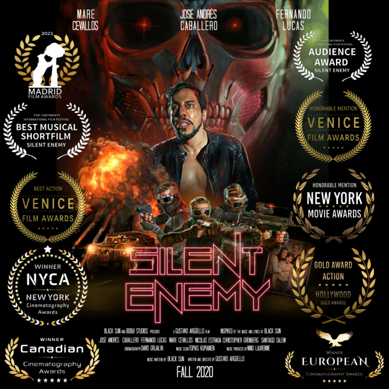 Rockshots Records: BLACK SUN Shares Music Video "Terror Zone" Extract From Award-Winning Short Film