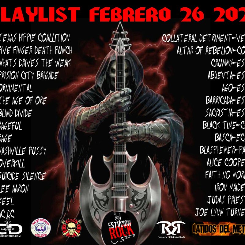 Ornimental, Blind Divide, The Age of Ore, What Drives the Weak, Prison City Brigade and Rageful - Streaming At Estación Rock!