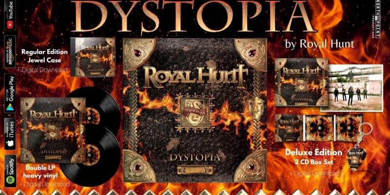 ROYAL HUNT - "DYSTOPIA" - Reviewed By Aux Portes Du Metal!