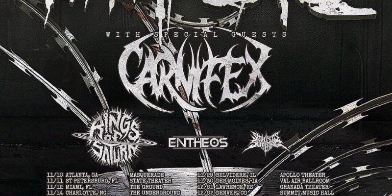 WHITECHAPEL To Begin North American Tour With Carnifex, Rings Of Saturn, Entheos, And So This Is Suffering This Week