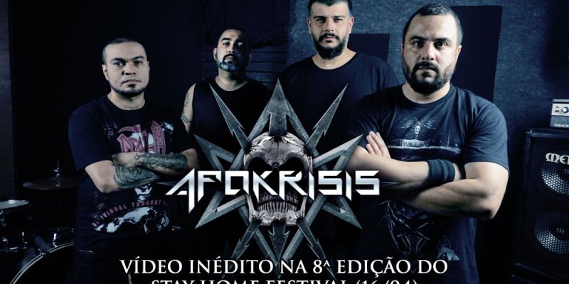 APOKRISIS at the 8th Edition of the Stay Home Festival this Friday (04/16)!