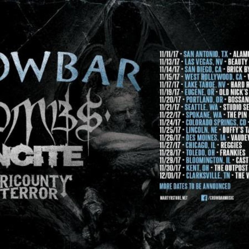 TOMBS: US Tour With Crowbar To Begin This Weekend!