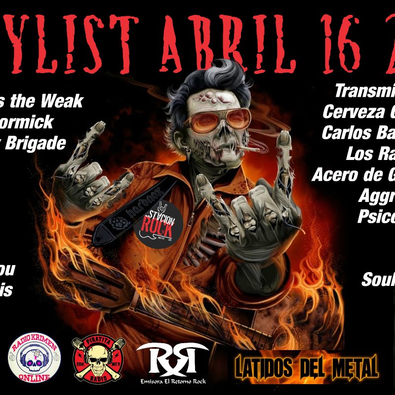 REN MARABOU, KAFIRUN, KENNY McCORMICK, I, PARIAH, WHATDRIVESTHEWEAK, PRISION CITY BRIGADE and THE BOOGIE POP ASSASIN - Featured At Estación Rock!