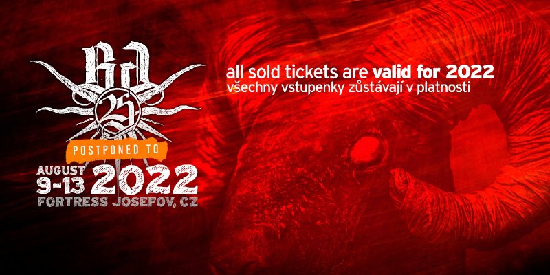 BRUTAL  ASSAULT is forced to postpone to 2022