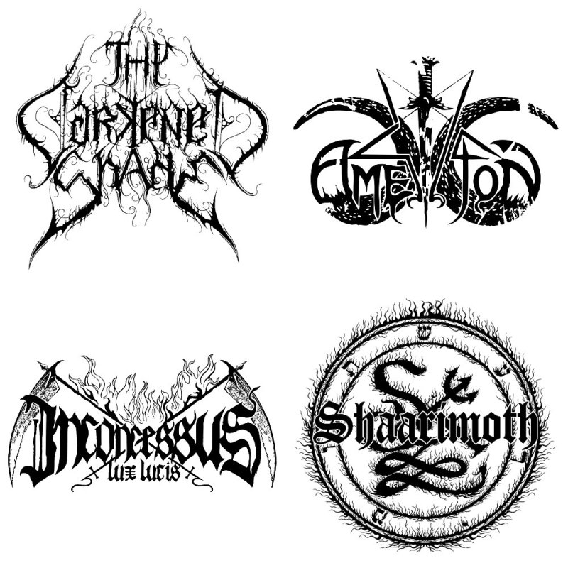 THY DARKENED SHADE, AMESTIGON, INCONCESSUS LUX LUCIS, and SHAARIMOTH to release long-awaited "SamaeLilith" split album via W.T.C.