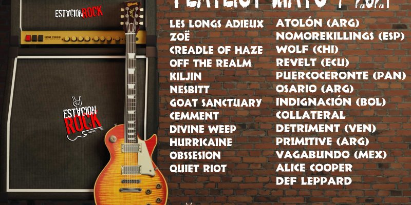 Goat Sanctuary, Cradle of Haze, Off the Realm, Divine Weep, Nesbitt and Zoë - Streaming At Estación Rock!