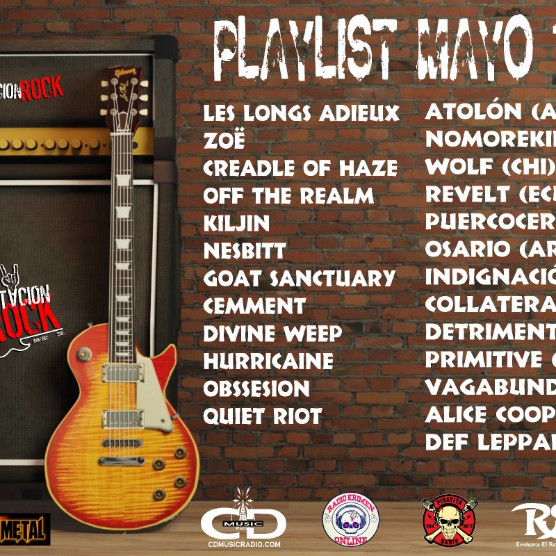 Goat Sanctuary, Cradle of Haze, Off the Realm, Divine Weep, Nesbitt and Zoë - Streaming At Estación Rock!