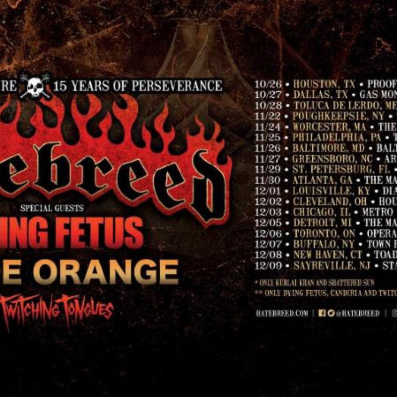 TWITCHING TONGUES: Tour With Hatebreed, Dying Fetus, And Code Orange To Commence This Week