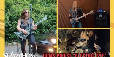 Performance Video For JUDAS PRIEST's "Electric Eye" From Slay At Home Fest, Feat. Members of THE BLACK DAHLIA MURDER / TESTAMENT / KING DIAMOND!