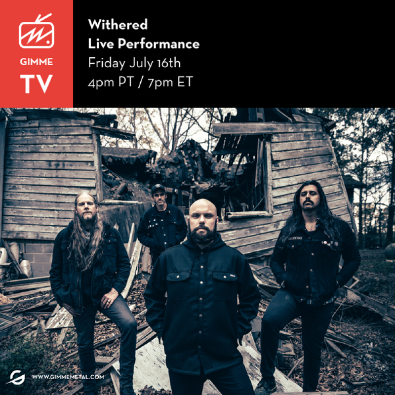 WITHERED Announces Concert Stream via Gimme TV