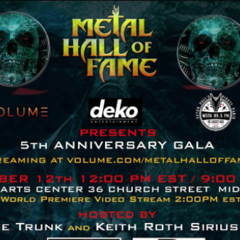 Metal Hall of Fame to Host 5th Anniversary Bash with 2021 Induction Gala Video on September 12
