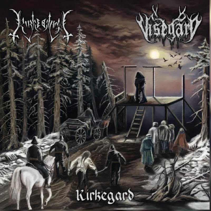 New Promo - Kirkebrann / Visegard - Split - "Kirkegard" - Norwegian Black Metal