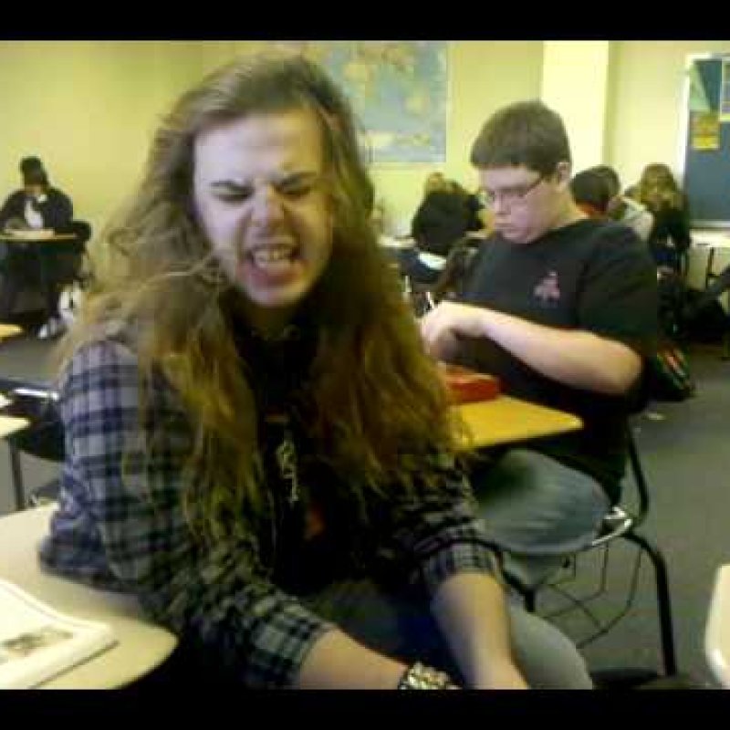 Why should teachers play heavy metal music when students are taking tests?
