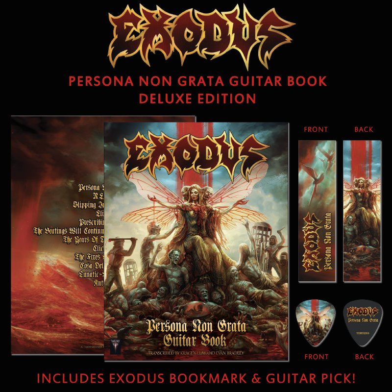 Exodus &ndash; Persona Non Grata Guitar Book Now Available for Pre-Order!