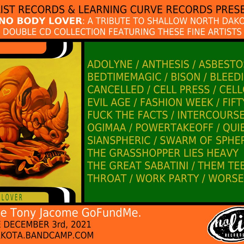 No List Records To Release RHINO BODY LOVER: A Tribute to Shallow North Dakota