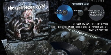 NECRONOMICON “Invictus” for the first time on vinyl!