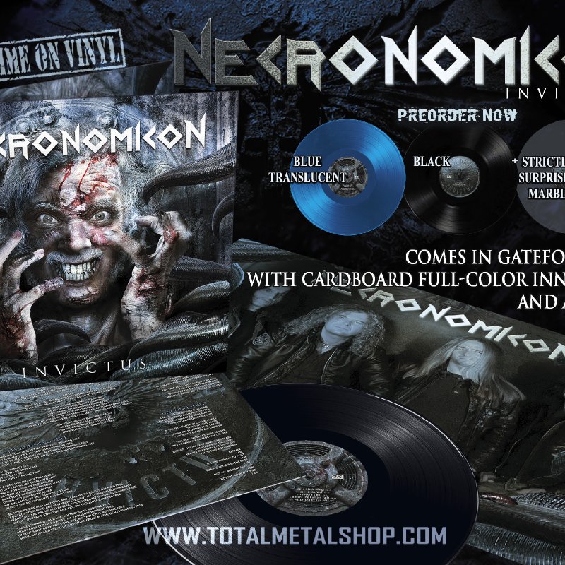 NECRONOMICON &ldquo;Invictus&rdquo; for the first time on vinyl!