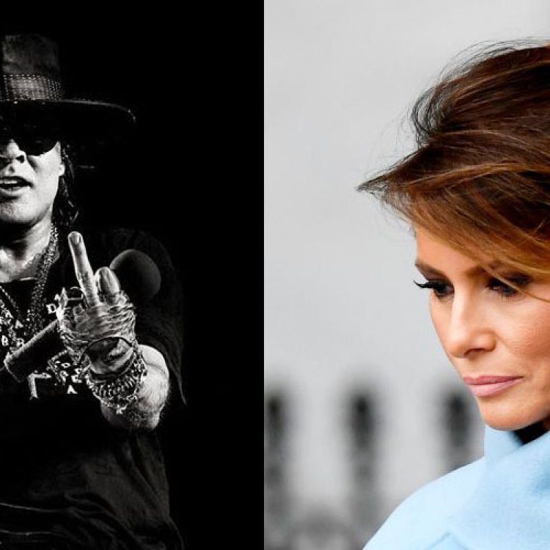 Axl Rose Calls Melania Trump An “Alleged Former Hooker” And says She Should Be Deported!