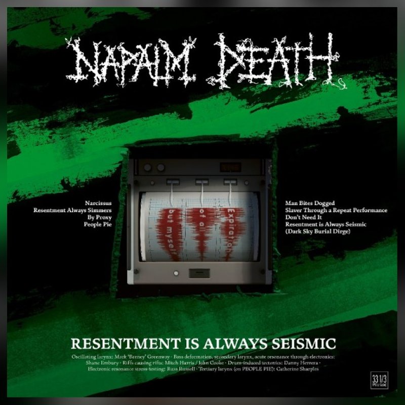 NAPALM DEATH ANNOUNCES RESENTMENT IS ALWAYS SEISMIC &ndash;