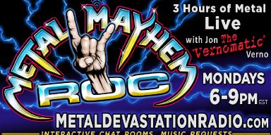 Metal Mayhem ROC-LIVE  - Tony Martin Interview Tonight 6-9 pm EST