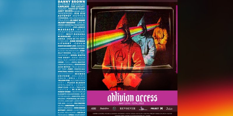 OBLIVION ACCESS REVEALS FULL MUSIC FESTIVAL LINEUP