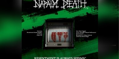 Napalm Death Launches Visualizer Video For "Resentment Is Always Seismic (Dark Sky Burial Dirge)" 