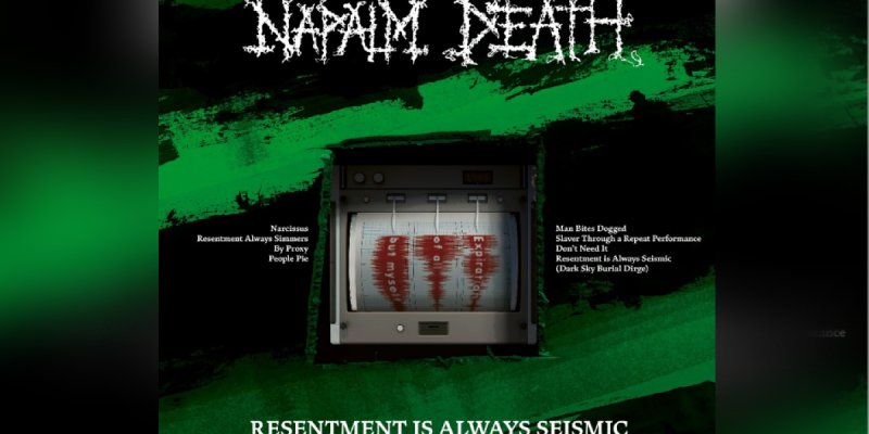 Napalm Death Launches Visualizer Video For "Resentment Is Always Seismic (Dark Sky Burial Dirge)" 