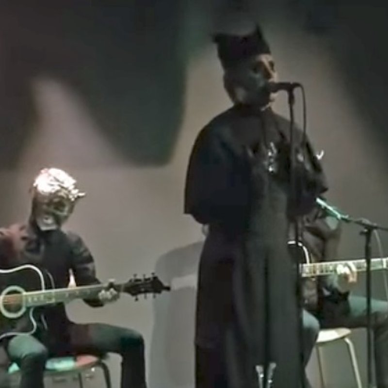 GHOST Performs Acoustic Set With 'New' Frontman CARDINAL COPIA (Video)!