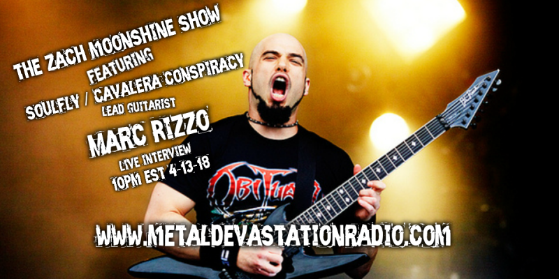 Soulfly  / Cavalera Conspiracy Guitarist Marc Rizzo Calls In On The Zach Moonshine Show!