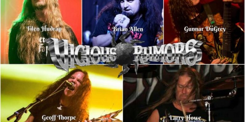  VICIOUS RUMORS Announce U.S. Leg Of '30th Anniversary Digital Dictator World Tour 2018' !