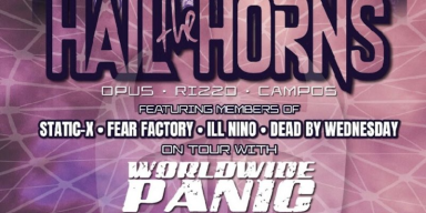 Worldwide Panic On Tour With Hail The Horns - Featured At Arrepio Producoes!