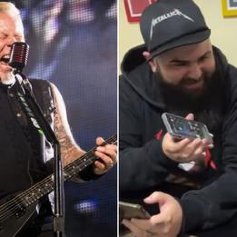 JAMES HETFIELD CALLS WOMAN WHO GAVE BIRTH DURING METALLICA SHOW