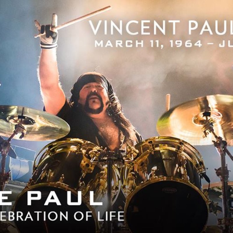  Public Memorial For VINNIE PAUL To Be Held In Dallas On Sunday 