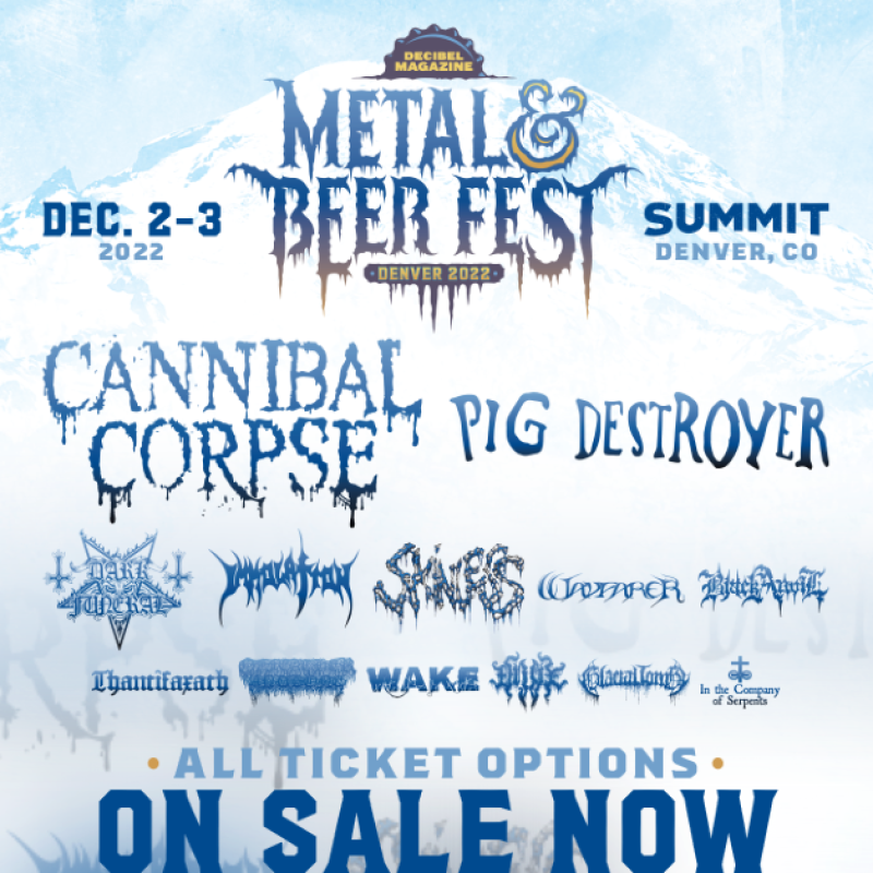 All Ticket Options for the First-Annual Decibel Magazine Metal & Beer Fest: Denver On Sale NOW!