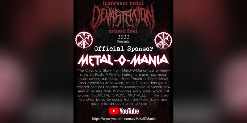 Metal-O-Mania- Sponsoring Tennessee Metal Devastation Music Fest!