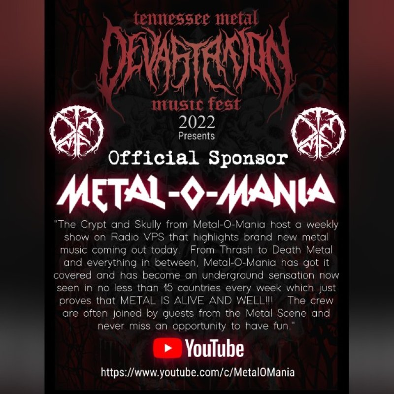 Metal-O-Mania- Sponsoring Tennessee Metal Devastation Music Fest!