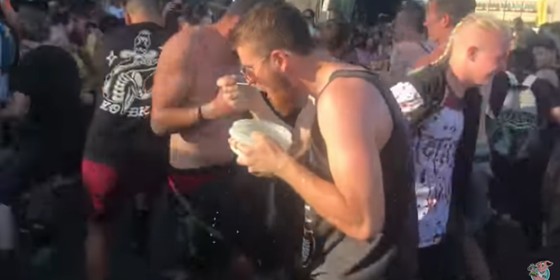 Who The Fuck Eats Cereal In A Moshpit? Watch This lmao!
