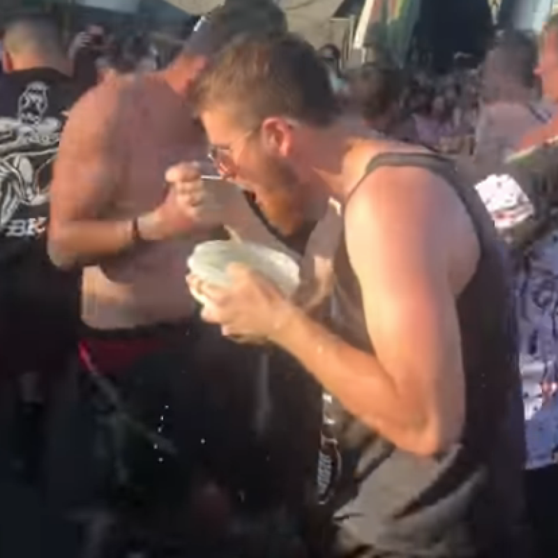 Who The Fuck Eats Cereal In A Moshpit? Watch This lmao!