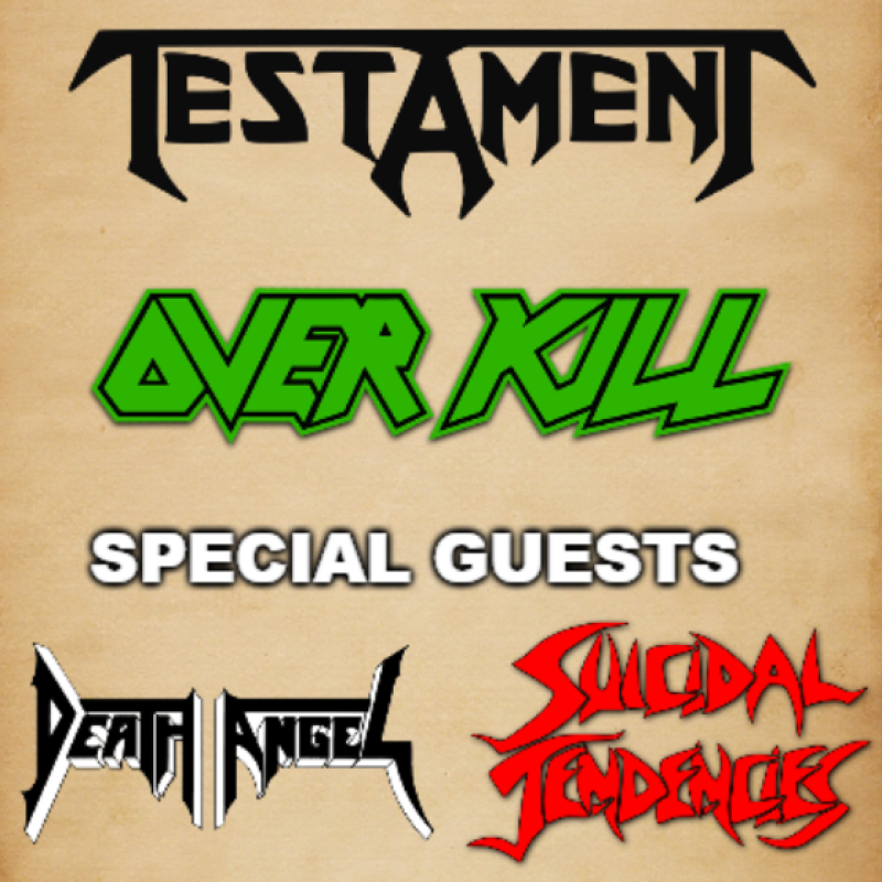 TESTAMENT, OVERKILL, DEATH ANGEL And SUICIDAL TENDENCIES To Join Forces On ‘Battle Of The Titans’ Tour In 2019?