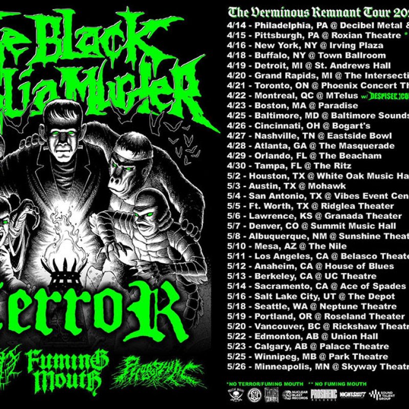 The Black Dahlia Murder Announces The Verminous Remnant Tour 2023