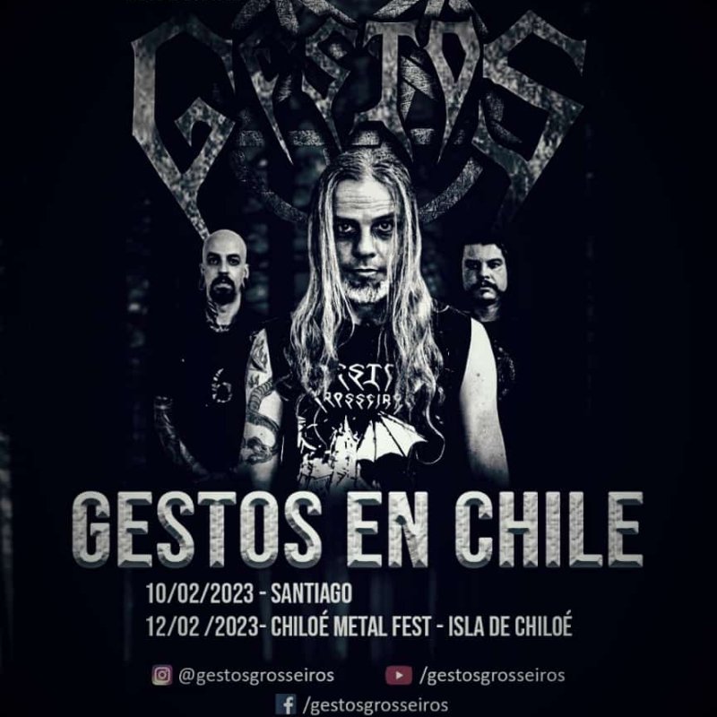 GESTOS: Band confirms visit to Chile with two shows, check it out! 