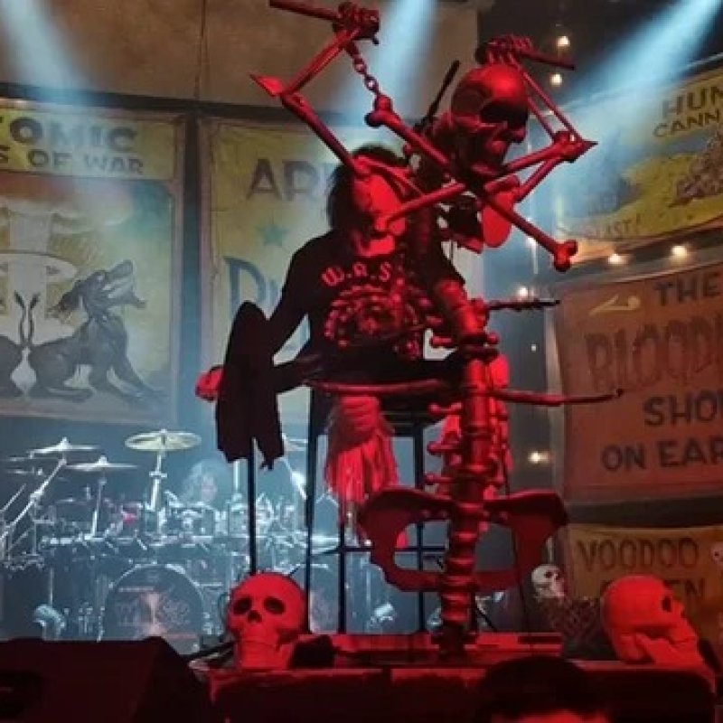 W.A.S.P.'s BLACKIE LAWLESS Perform While Seated In Czech Republic