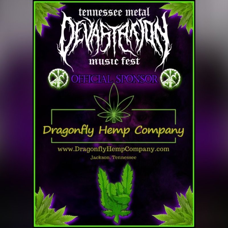 Dragonfly Hemp Company Is Officially Sponsoring Metal Devastation Music Fest 2023!